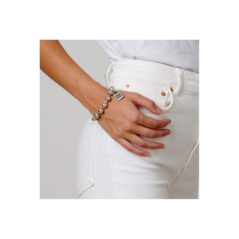 UNOde50 ブレスレット　シルバー Bangle bracelet with a shackle shaped clasp | UNOde50 United